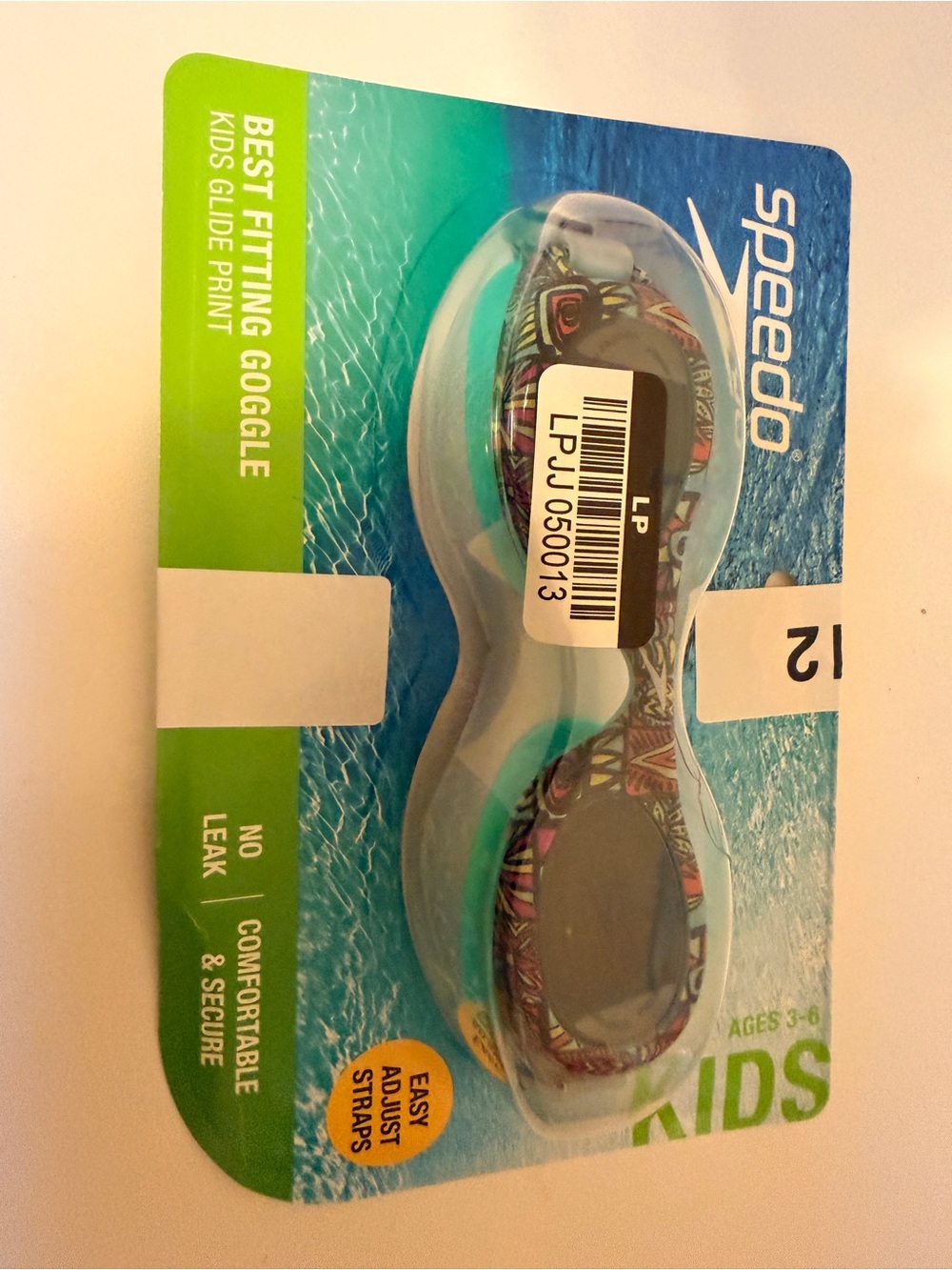 Speedo Blue and Orange Kids Swim Goggles